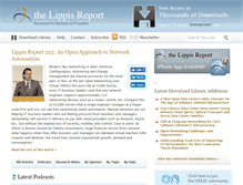Tablet Screenshot of lippisreport.com